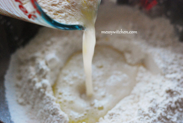 Pour Into The Flour Well